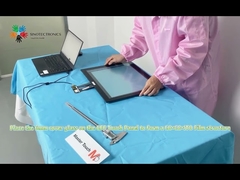 Panneau tactile de verre à structure en verre